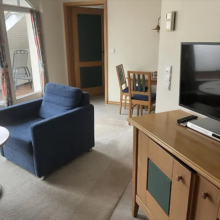 Dünenpark - Komfort Mit 1 Schlafzimmer Und Balkon Im Dachgeschoss 197 * Binz